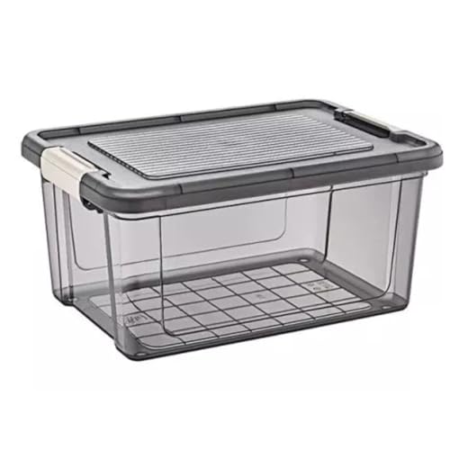 Vani Stapelbare Aufbewahrungsbox mit Deckel (5 Liter) - BPA-Frei - Kunststoffbox mit Tragegriffen - Lagerbox von Vani