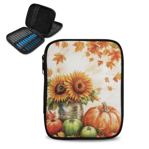 Vanideaoty Ahornblatt-Kürbis-Häkelnadeletui, mit Webtaschen, für Zuhause, Park, handwaschbar, Herbstgeschenke Vanideaoty Ahornblatt-Kürbis-Häkelnadeletui, mit Webtaschen, für Zuhause, Park, handwaschbar, Herbstgeschenke von Vanideaoty