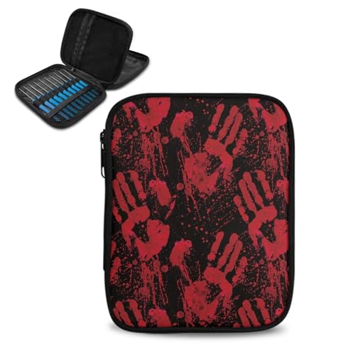 Vanideaoty Häkelnadeletui für Halloween, tragbar, ohne Zubehör, Stricknadeletui für Strickzubehör, Urlaubsdekoration Vanideaoty Häkelnadeletui für Halloween, tragbar, ohne Zubehör, Stricknadeletui für Strickzubehör, Urlaubsdekoration von Vanideaoty