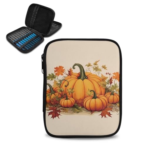 Vanideaoty Kürbis-Häkelnadeletui, leicht, Thanksgiving, Häkel-Organizer und Aufbewahrung, weich, leicht zu reinigen, Reisen, Outdoor, Zuhause Vanideaoty Kürbis-Häkelnadeletui, leicht, Thanksgiving, Häkel-Organizer und Aufbewahrung, weich, leicht zu reinigen, Reisen, Outdoor, Zuhause von Vanideaoty