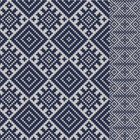 Versandkostenfrei Kelim - Muster Dekorative Pvc-Vinyl -Matte Linoleumteppich - Dunkelblauk - 412 von VanillHomeDecor