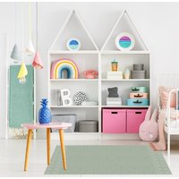 Versandkostenfrei Kelim - Muster Dekorative Pvc-Vinyl -Matte Linoleumteppich - Grauk - 411 von VanillHomeDecor