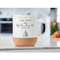 Tasse Weihnachten, Weihnachtstasse Mit Kork, Weihnachtsgeschenk, Wichtelgeschenk Weihnachtszauber, Becher To Go Korkboden, Geschenkidee von VanisPrintWorld