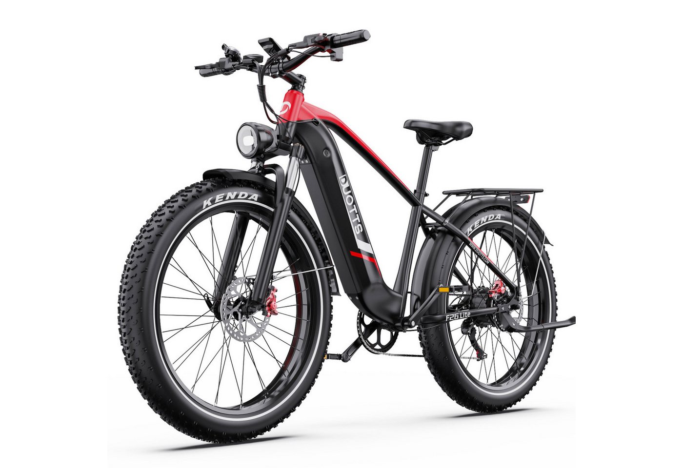 Vankel E-Bike Cityrad 48V 18Ah 864Wh 100km Reichweite 20x4,0Reifen7Gang Elektrisches, 7 Gang Shimano Schaltwerk, Kettenschaltung, Heckmotor, 864 Wh, Fat-Tire E-Mountainbike von Vankel