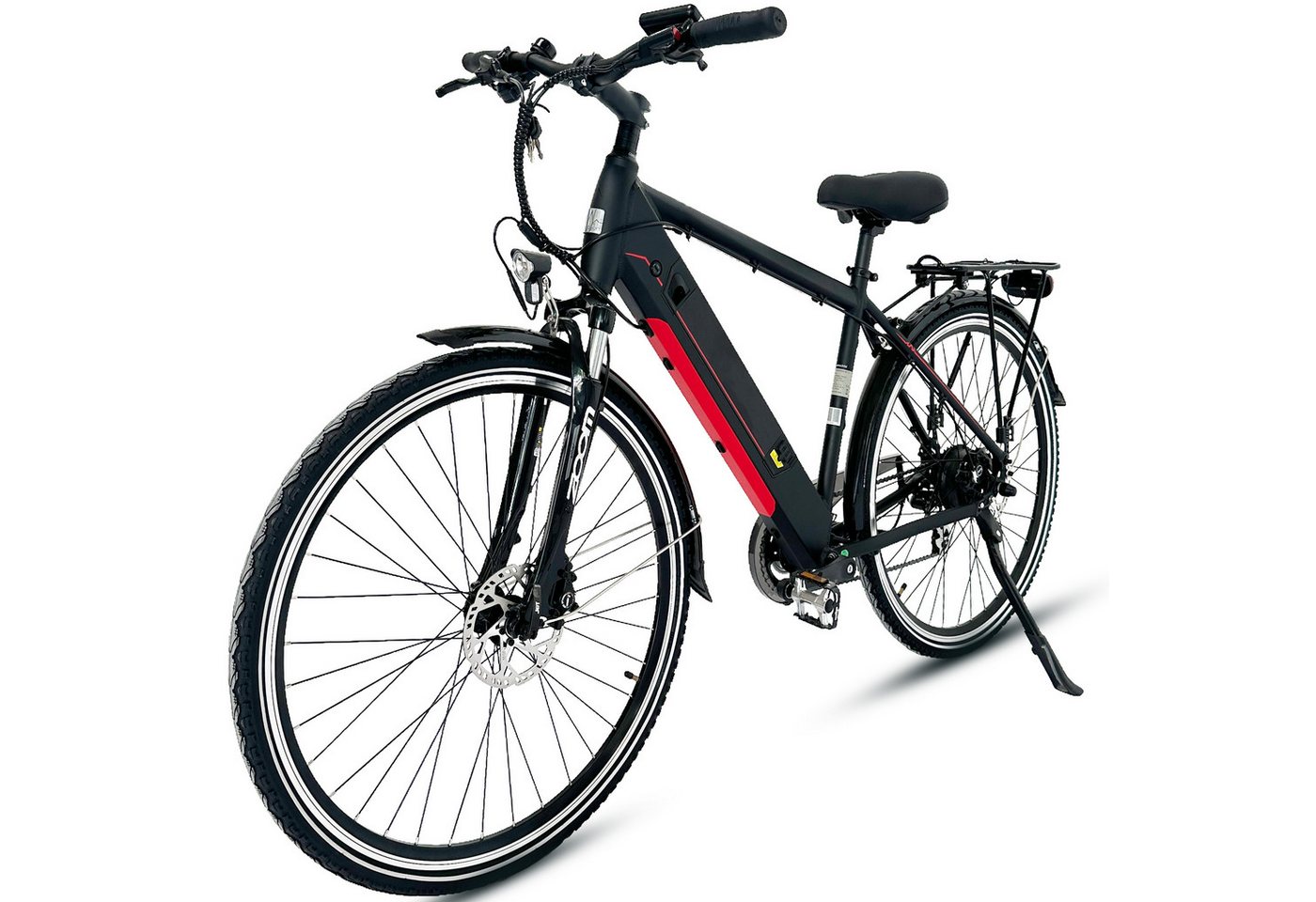 Vankel E-Bike Cityrad Elektrofahrrad V11/V12 Damen u. Herren 700×40C 360WH Nabenschaltung, 8 Gang SHIMANO ALTUS Altus Schaltwerk, Kettenschaltung, Heckmotor, 360 Wh, 24,5 kg Rahmen trägt 130 kg Abenteuer, Reichweite bis 100 km,Pedelec von Vankel