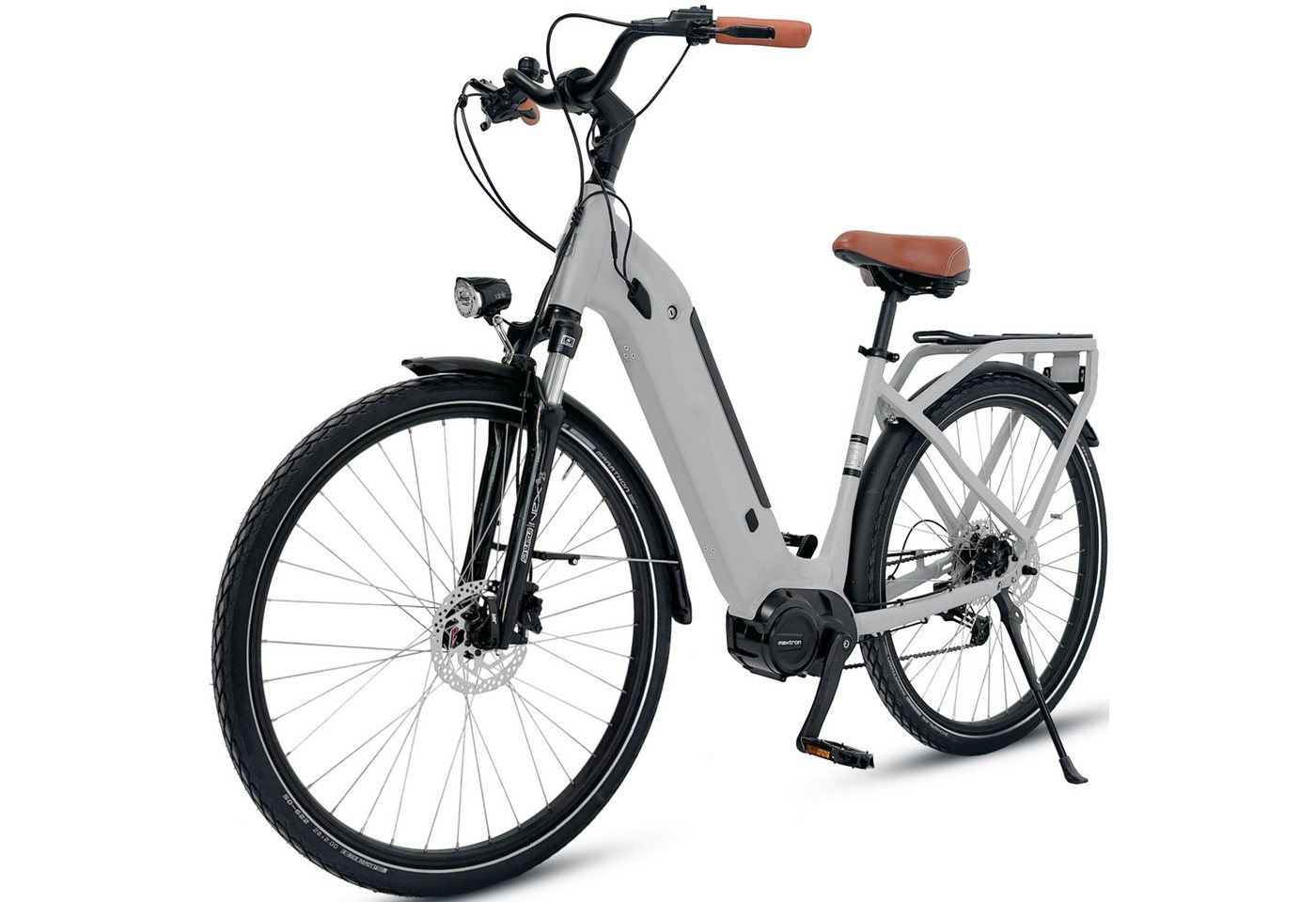 Vankel E-Bike Cityrad Elektrofahrrad V20X/V21X Damen u. Herren 504WH 80Nm Pedelec, 11 Gang SHIMANO DEORE Schaltwerk, Kettenschaltung, Mittelmotor, 504 Wh, 80 Nm Kick & 120 km Freiheit, 30 kg Leicht – 170 kg Stark Pedelec von Vankel