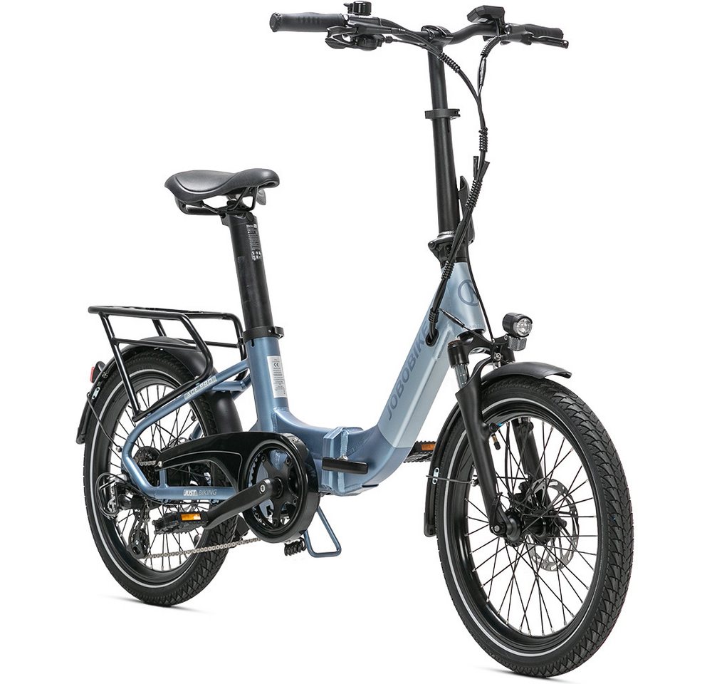 Vankel E-Bike Klapprad 20×2,125'' Damen&Herren, Ace Pro E-Citybike mit Sitzrohrakku, 7 Gang Shimano, Kettenschaltung, Heckmotor, 360 Wh, (mit Akku-Ladegerät, mit Bluetooth), Pedelec Elektrofahrrad mit hydr. Scheibenbremsen, klappbar, nur 22kg von Vankel