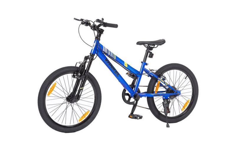 Vankel Kinderfahrrad 20 Zoll Kinderfahrrad Mountainbike Jungen Mädchen, Diamant-Rahmen, 6 Gang, Kettenschaltung, 20 Zoll MTB für 6-9 Jahre, Kinderrad mit V-Brake von Vankel