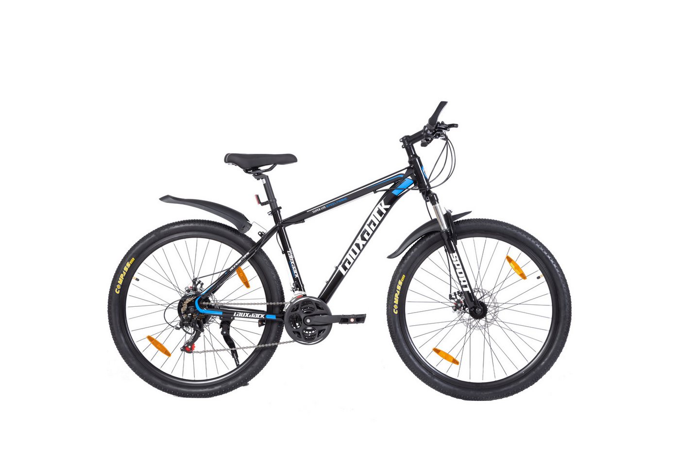 Vankel Mountainbike 26 Zoll Fahrrad Blau mit Shimano 21 Gang & Scheibenbremsen, 21 Gang, Kettenschaltung, das ideale Mountainbike für Alltag, Freizeit und leichte Trails. von Vankel