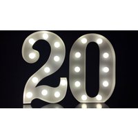 12 "Metall Festzelt Nummer 20-29 Leuchten Zwanzig Home Shop Event Jubiläum Hochzeit Geburtstag Dekor von Vannarithlighting