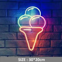 Eis Acryl Neon Schild Flexible Light Shop Decor Led von Vannarithlighting