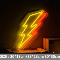 Flash Acryl Neon Schild Beleuchtung Bolt Light Home Shop Decor Flexible von Vannarithlighting