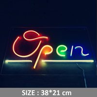 Geöffnet Leuchtreklame Mit Acryltafel Neon Flexibles Dekor Custom Store Decor von Vannarithlighting
