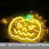 Halloween Kürbis Acryl Neon Schild Home Shop Urlaub Dekor Flexible Licht Decor Led von Vannarithlighting