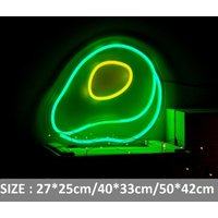 Led Avocado Acryl Neon Schild Obst Neonlicht Shop Decor Licht von Vannarithlighting