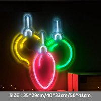 Led Bunte Lichter Acryl Neon Schild Urlaub Laterne Home Shop Decor Licht Light von Vannarithlighting