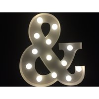 Led Metall Weiß 9 "Hoch Und 12" Hoch Festzelt Buchstaben Zeichen Light Up Letters Home Hochzeit Party Decor von Vannarithlighting