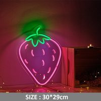 Led Obst Erdbeere Acryl Neon Schild Flex Shop Decor Licht Neonlicht von Vannarithlighting