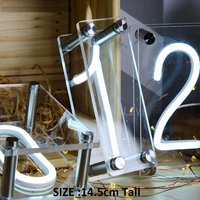 Light Up Numbers Neon Numbes Box Party Zahlen Home Schlafzimmer Dekor von Vannarithlighting