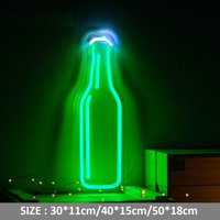 Mini Bier Weinflasche Neon Schild Led Zeichen 5V Usb Powered Custom Bar Restaurant Pub Party Event Wand Tisch Dekor von Vannarithlighting