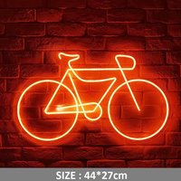Orange Fahrrad Neon Schild Mit Neonlicht Led Decor Home Schlafzimmer Bar Party Wand Tischleuchte von Vannarithlighting