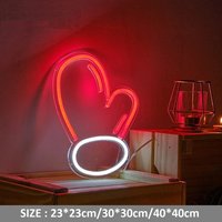 Nikolaus Handschuhe Neonlicht Mit Acryltafel Weihnachtliches Neon Deko Weihnachtsgeschenk Led Weihnachtsschild von Vannarithlighting