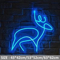 Weihnachten Rentier Elch Deer Leuchtreklame Mit Acryltafel Neon Decor Home Weihnachtsdeko Weihnachtsgeschenk von Vannarithlighting