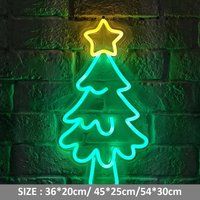 Weihnachtsbaum Neon Schild Mit Acrylplatte Decor Home Christmas Weihnachtsgeschenk von Vannarithlighting