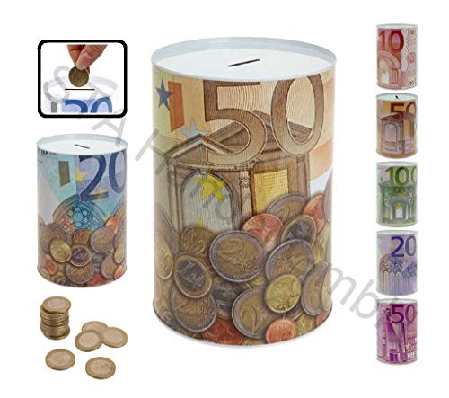 3er Set 22 x 15 cm Spardose XXL Jumbo Metallspardose Eurospardose Geldspardose Sparschwein Jumbo XXL Sparset von Vanorell