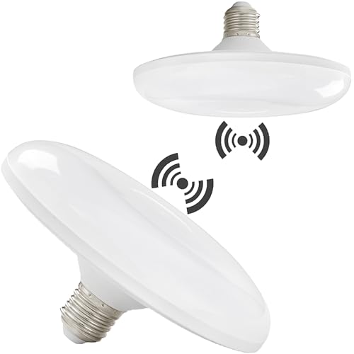 Vanpus Glühbirne Mit Bewegungsmelder E27 LED Warmweiss Filament 2700K 15W Lichtsteuerung Radarlampe Automatische Erkennung: Licht ein-/ausschalten 2 stk UFO Aussehen Vanpus Glühbirne Mit Bewegungsmelder E27 LED Warmweiss Filament 2700K 15W Lichtsteuerung Radarlampe Automatische Erkennung: Licht ein-/ausschalten 2 stk UFO Aussehen von Vanpus