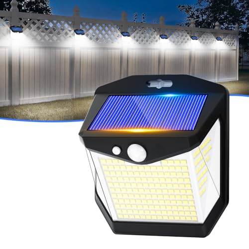 Solarlampen für Außen mit Bewegungsmelder: 248 LED Aussen Solar Lampe Outdoor IP65 Wasserdicht Solarleuchte Licht Aussenleuchte 3 Modi Solarlampe 270° Solarlicht für Garten Wand Post Pathway Solarlampen für Außen mit Bewegungsmelder: 248 LED Aussen Solar Lampe Outdoor IP65 Wasserdicht Solarleuchte Licht Aussenleuchte 3 Modi Solarlampe 270° Solarlicht für Garten Wand Post Pathway von Vanranger