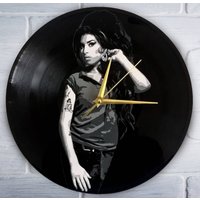 Amy Malte Vinyl-Schallplatte Uhr von VantidusArt