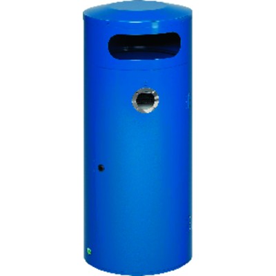 Abfallsammler /Ascher KS 70 enzianblau RAL 5010 von Var