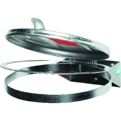 Abfallsammler verzinkt Metalldeckel Abfallsammler verzinkt Metalldeckel von Var