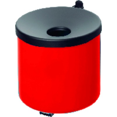 Sicherheits-Wandascher H 160mm rot von Var