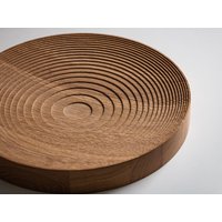 Holzplatte - Handgefertigtes Holzgericht Rustikales Geschirr Servierplatte Aus Massiver Eiche Natürliches Küchendekor Umweltfreundliches Geschenk von VarbrosHome