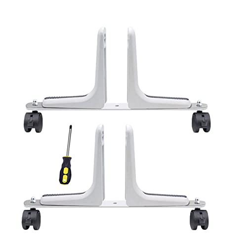 Standfüße für infrarotheizung,infrarotheizung mit standfüßen,1-6CM universell,Aluminiumlegierung Robuste Standfüße,passend für Verschiedene Marken und Modelle (Color : White) von Vardeau