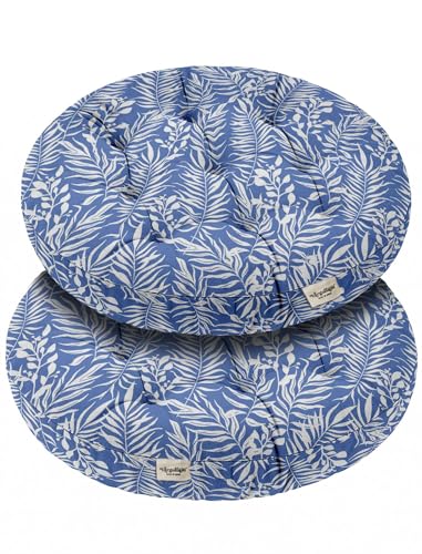 Vargottam 22" Round Tufted Floor Cushion - Coastal Botanical Breeze Cotton Meditation Pillow with Memory Foam Filling, Floor Seating Pouf for Living Room, Bedroom, Yoga & Reading Vargottam 22" Round Tufted Floor Cushion - Coastal Botanical Breeze Cotton Meditation Pillow with Memory Foam Filling, Floor Seating Pouf for Living Room, Bedroom, Yoga & Reading von Vargottam