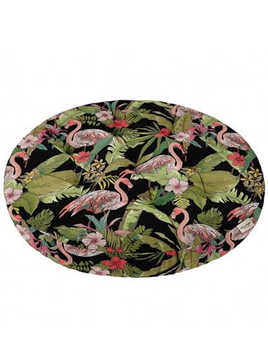 Vargottam Floor Cushion Seat - 22 Inch Round Cotton Pouf with Memory Foam, Tufted Floor Pillow for Meditation & Home Décor - Flamingo Fiesta Vargottam Floor Cushion Seat - 22 Inch Round Cotton Pouf with Memory Foam, Tufted Floor Pillow for Meditation & Home Décor - Flamingo Fiesta von Vargottam