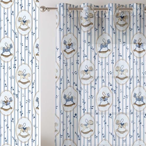 Vargottam transparente Georgette-Vorhänge mit Streifenmuster für Fenster und kleine Türen – 2er-Set, 183 cm lang, Ösen Oben, Bedruckte, lichtfilternde Vorhänge für Wohnzimmer oder Arbeitszimmer Vargottam transparente Georgette-Vorhänge mit Streifenmuster für Fenster und kleine Türen – 2er-Set, 183 cm lang, Ösen Oben, Bedruckte, lichtfilternde Vorhänge für Wohnzimmer oder Arbeitszimmer von Vargottam
