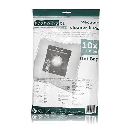 Economy XL - 10 Staubsaugerbeutel Uni- Bag + Microfilter Progress PC 3106 von Progress