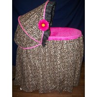 Leopard Bassinet Bezug Leopard Bassinet Bezug von VariegatedThread