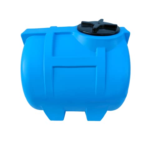 Varile 150L Trinkwassertank Blau | BPA-Frei | integriertes 3/4" Messinggewinde | Made in EU | Lebensmittelgeeignet | Horizontal von Varile