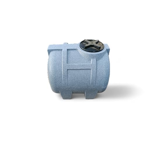 Varile 150L Trinkwassertank Granit | BPA-Frei | integriertes 3/4" Messinggewinde | Made in EU | Lebensmittelgeeignet | Horizontal von Varile