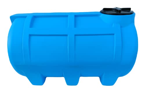 Varile 250L Trinkwassertank Blau | BPA-Frei | integriertes 3/4" Messinggewinde | Made in EU | Lebensmittelgeeignet | Horizontal von Varile