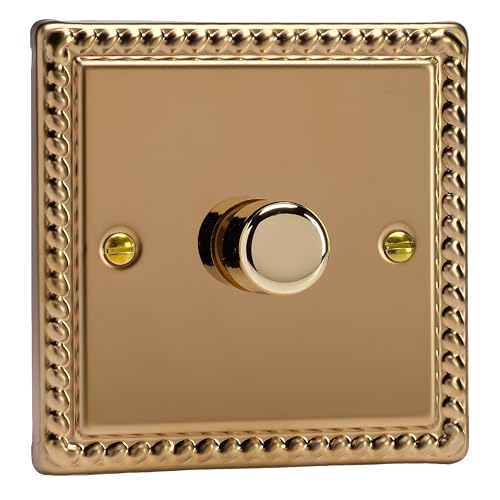 Varilight Single V-Pro Multiway Companion Controller – Klassisches georgisches Messing mit poliertem Messingknopf Varilight Single V-Pro Multiway Companion Controller – Klassisches georgisches Messing mit poliertem Messingknopf von Varilight
