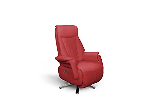 Vario Casa TV-und Relaxsessel, Leder, Merlot, L von Vario Casa