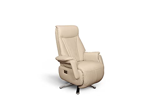 Vario Casa TV-und Relaxsessel, Leder, Perle, L von Vario Casa