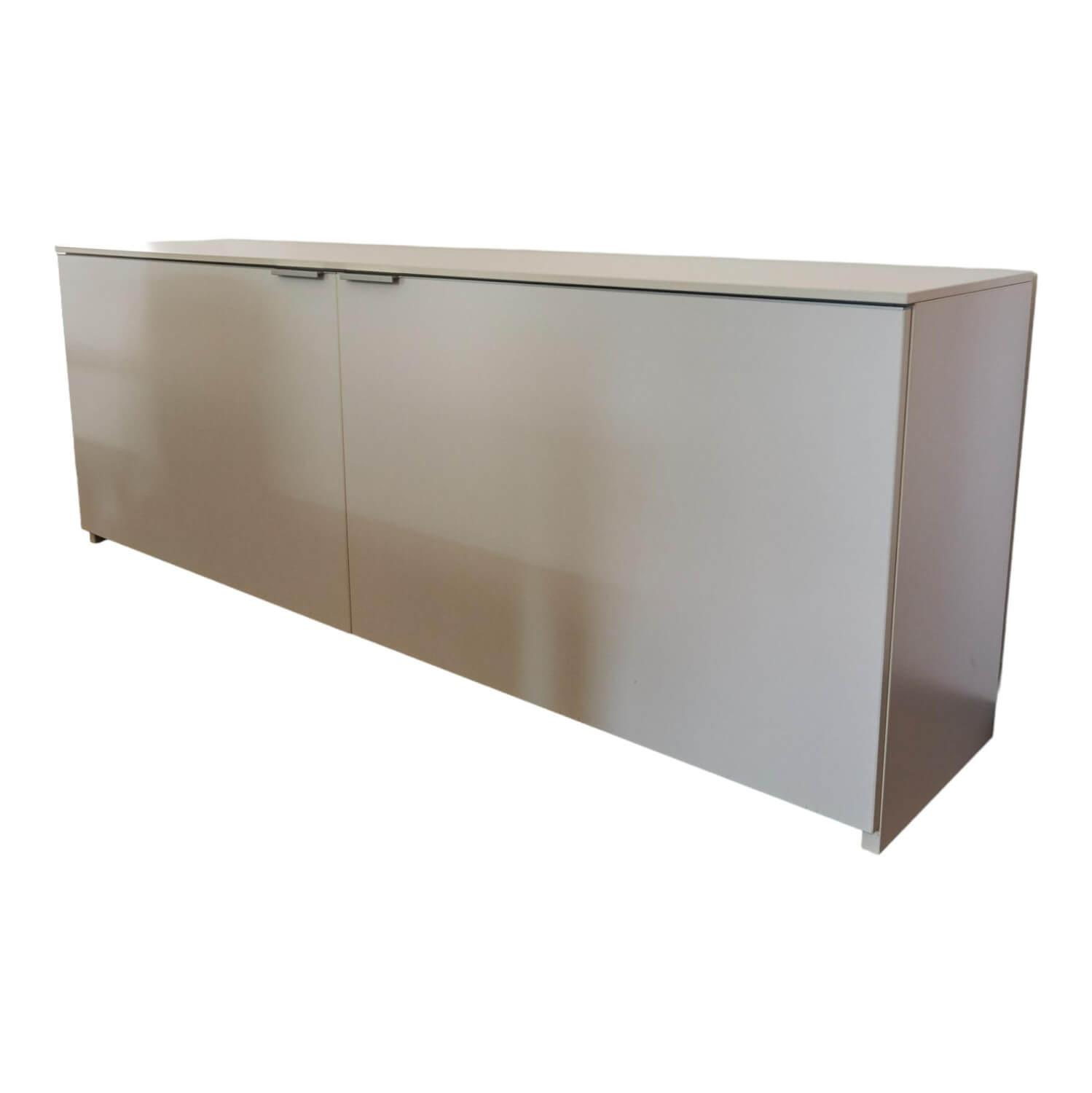 Sideboard M9 Lack Premium Weiß Griff Aluminium Eloxiert Inklusive Einrichtungsse... von Vario