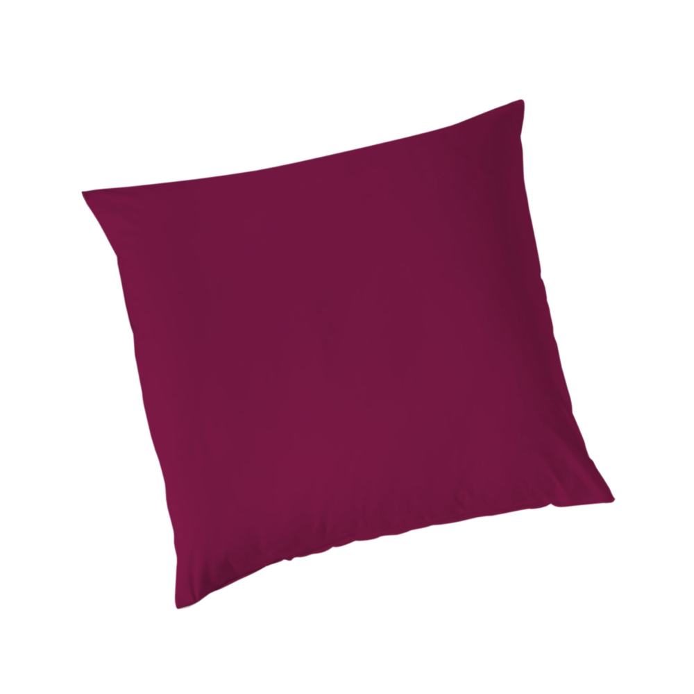 Vario Kissenbezug Jersey bordeaux, 40 x 40 cm von Vario